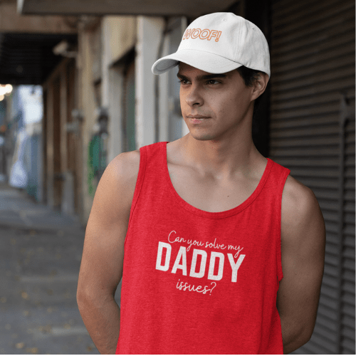 Red Triblend / XS Daddy Issues Tank Top INVI-Expressionwear