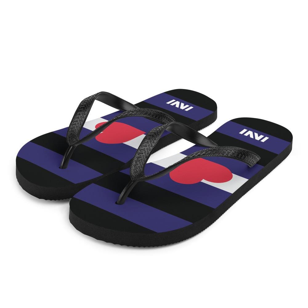 S Leather Pride Flip-Flops INVI-Expressionwear