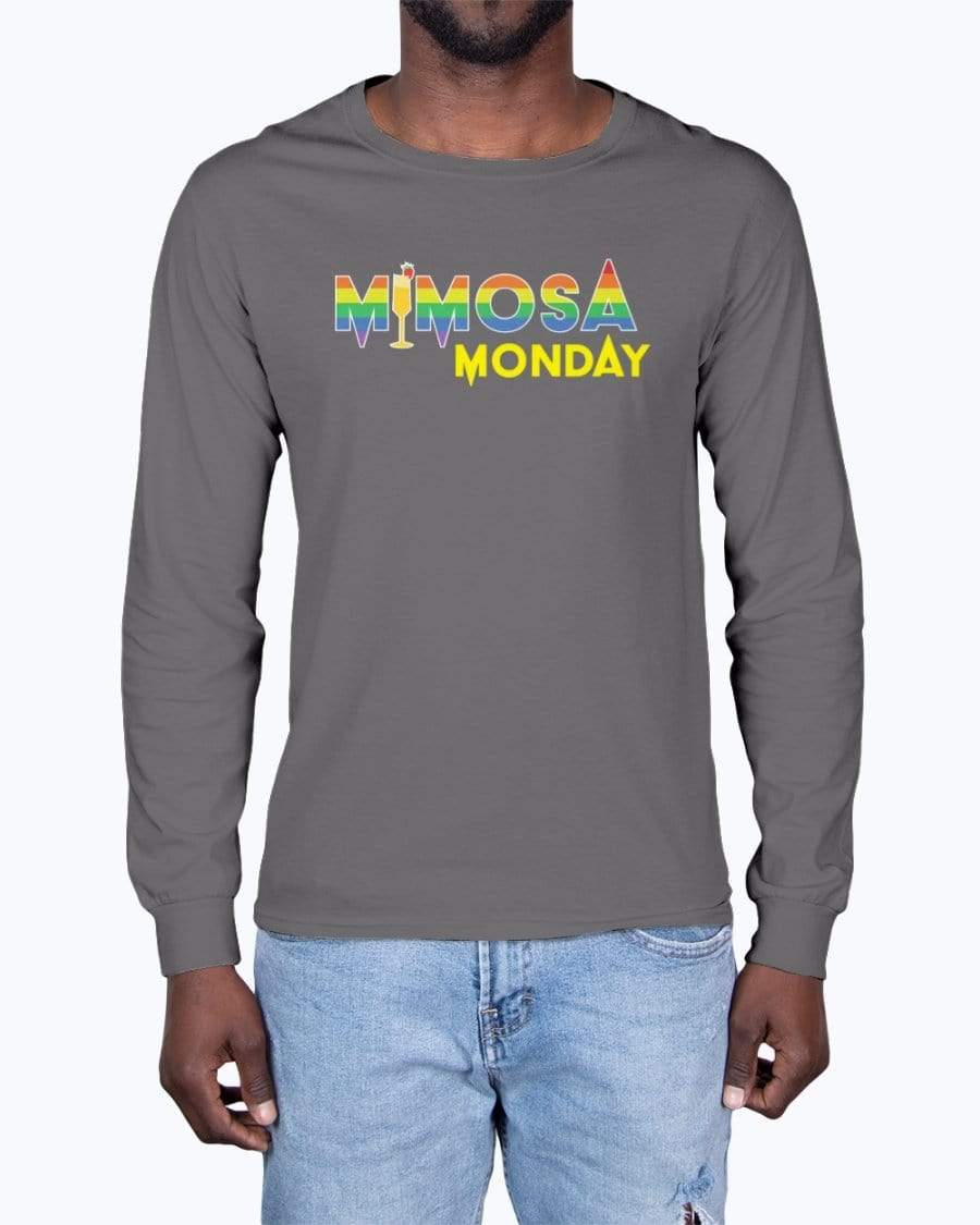 Shirts Asphalt / XS Mimosa Monday Long Sleeve T-Shirt INVI-Expressionwear