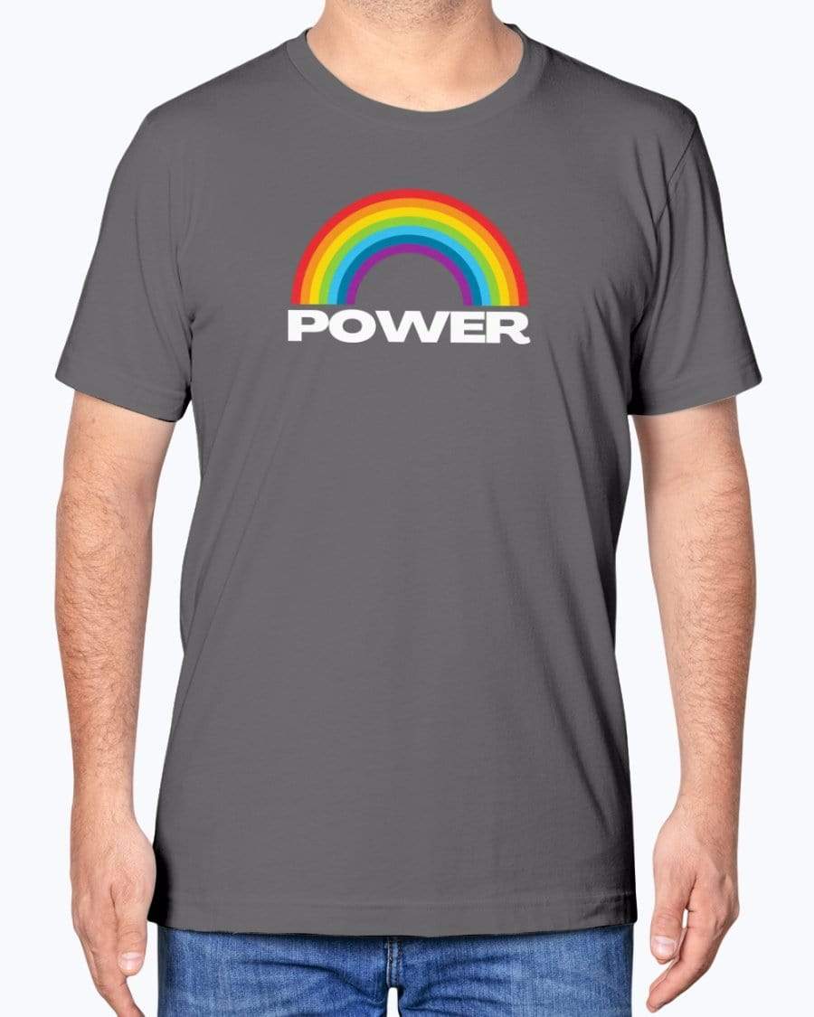 Shirts Asphalt / XS Rainbow Power T-Shirt INVI-Expressionwear
