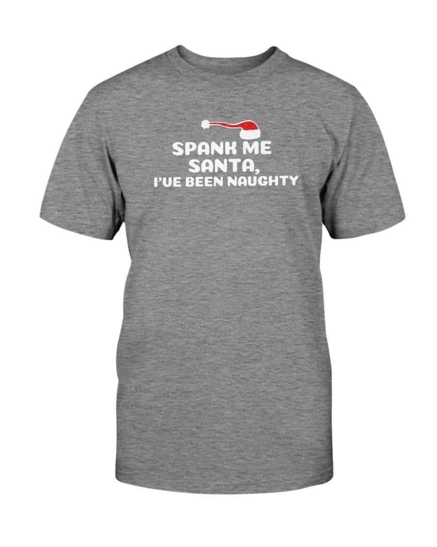 Shirts Athletic Heather / XS Spank Me Santa T-Shirt INVI-Expressionwear