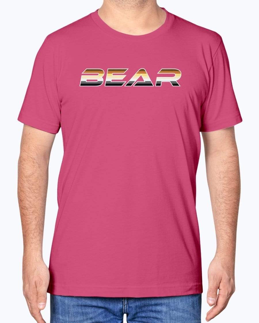 Shirts Berry / XS BEAR Flag T-Shirt INVI-Expressionwear