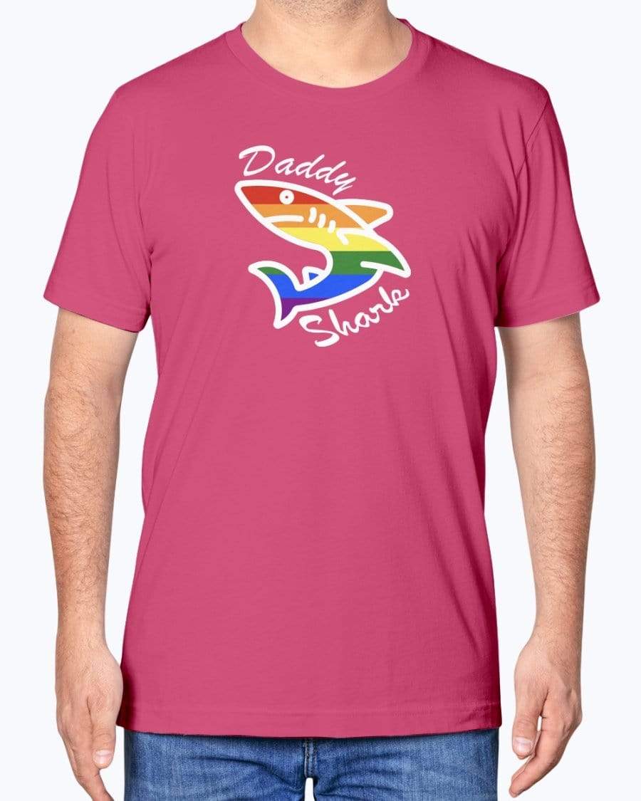 Shirts Berry / XS Daddy Shark Pride T-shirt INVI-Expressionwear