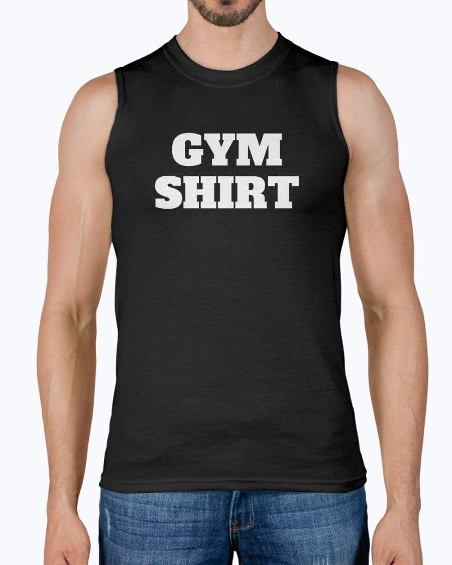 Shirts Black / S Gym Shirt Sleeveless Muscle T-Shirt INVI-Expressionwear