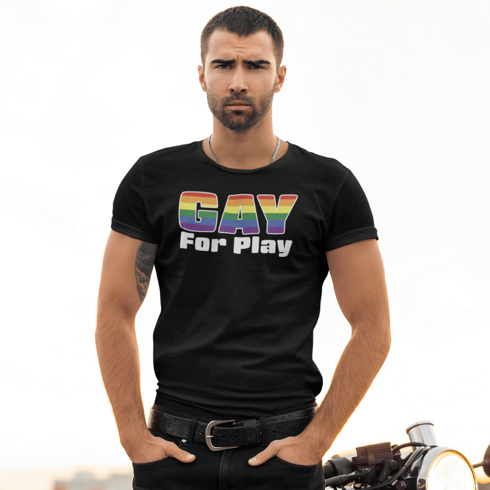 Shirts Black / XS Gay For Play T-Shirt INVI-Expressionwear