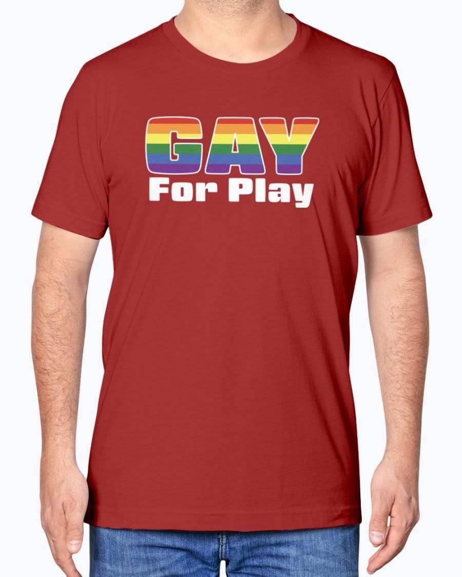 Shirts Canvas Red / XS Gay For Play T-Shirt INVI-Expressionwear