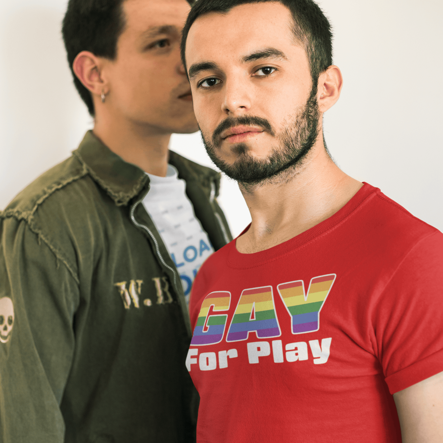 Shirts Canvas Red / XS Gay For Play T-Shirt INVI-Expressionwear