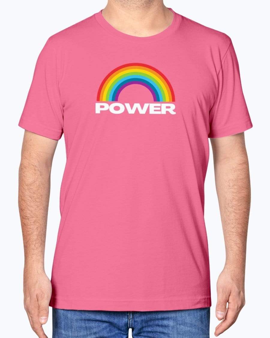 Shirts Charity Pink / S Rainbow Power T-Shirt INVI-Expressionwear