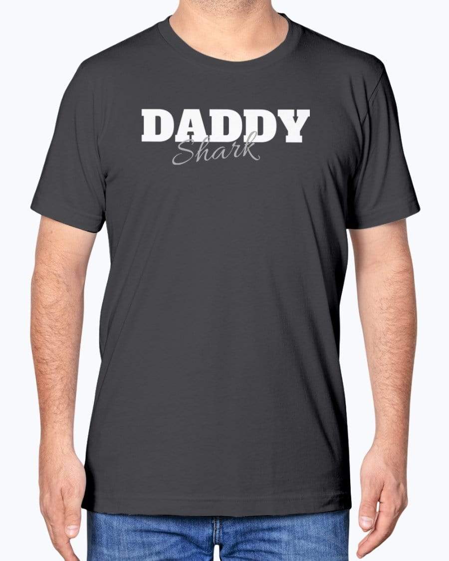 Shirts Dark Grey / S Daddy Shark T-Shirt INVI-Expressionwear