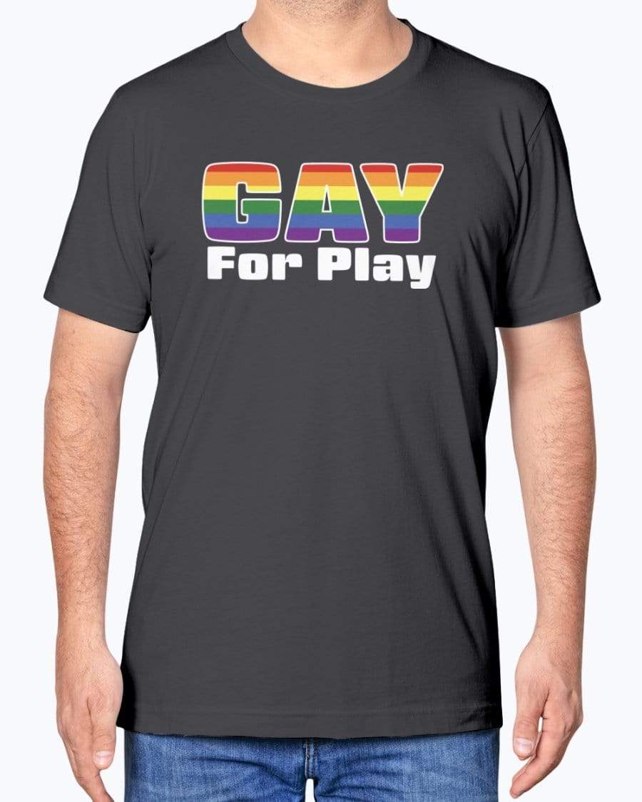 Shirts Dark Grey / XS Gay For Play T-Shirt INVI-Expressionwear
