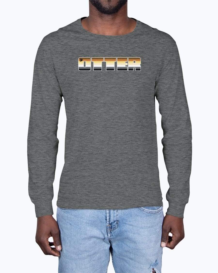 Shirts Drk Grey Heather / XS Otter Long Sleeve T-Shirt INVI-Expressionwear