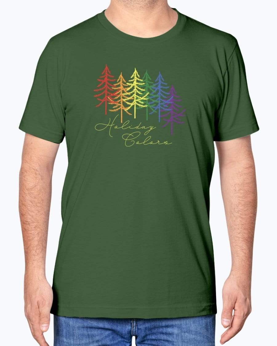 Shirts Forest Green / XS Holiday Colors T-Shirt INVI-Expressionwear