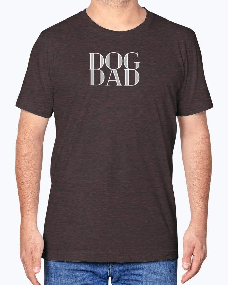 Shirts Heather Brown / XS Dog Dad T-Shirt INVI-Expressionwear