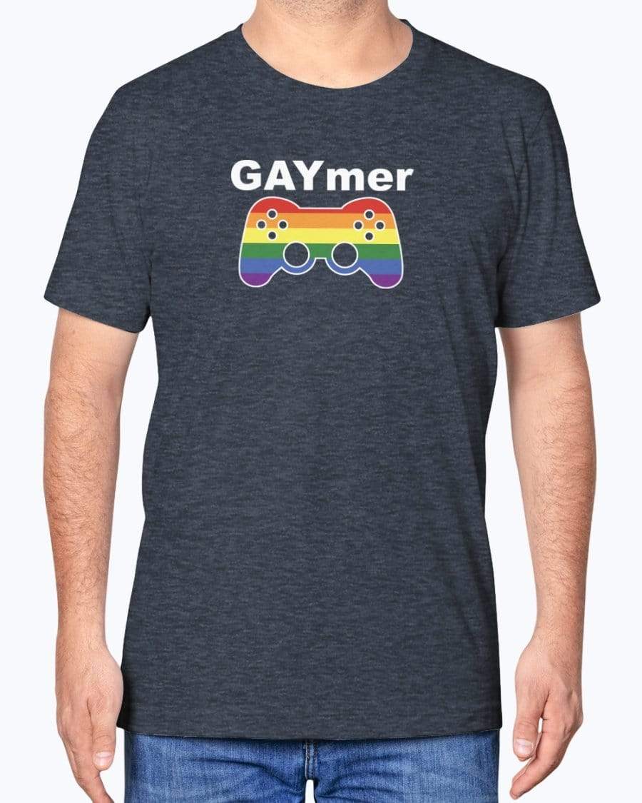 Shirts Heather Navy / XS GAYmer T-Shirt INVI-Expressionwear