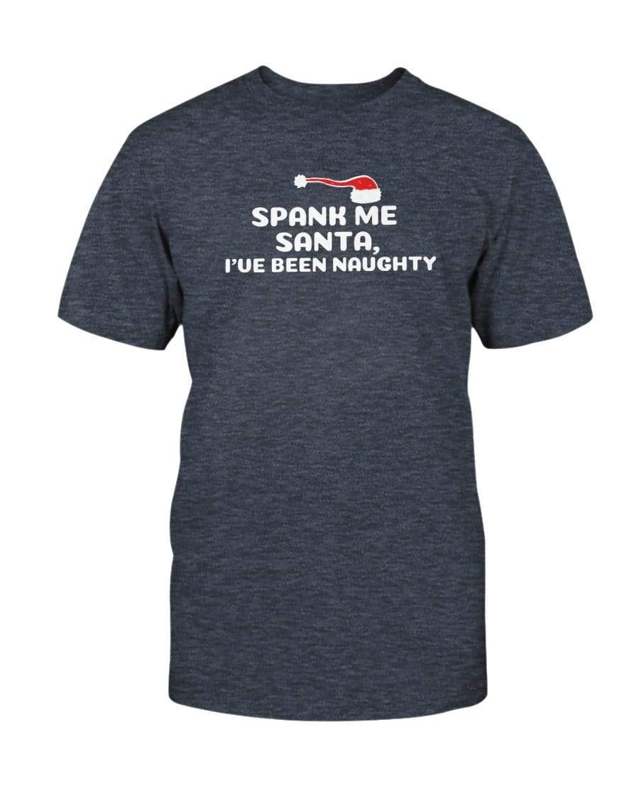 Shirts Heather Navy / XS Spank Me Santa T-Shirt INVI-Expressionwear