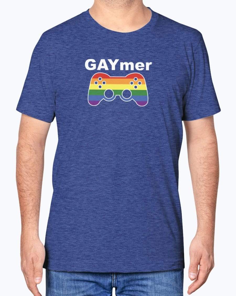 Shirts Heather True Royal / XS GAYmer T-Shirt INVI-Expressionwear