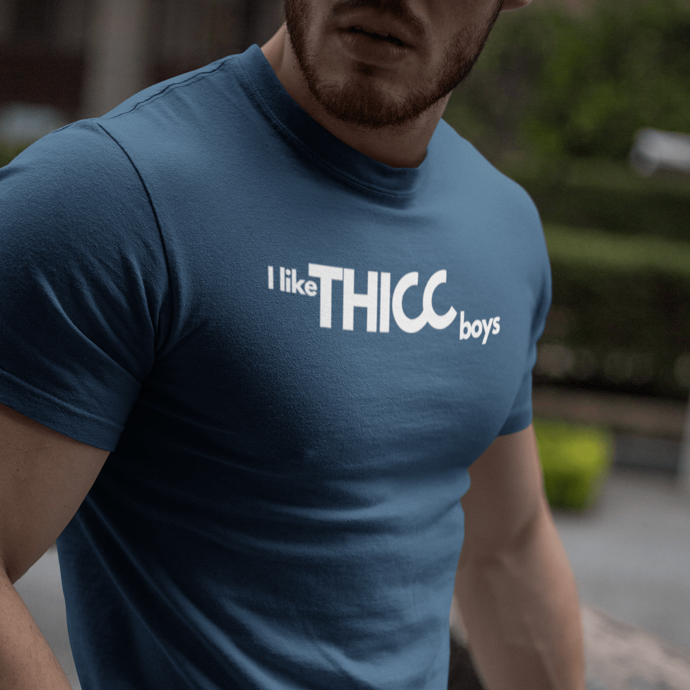 Shirts I Like THICC boys T-Shirt INVI-Expressionwear