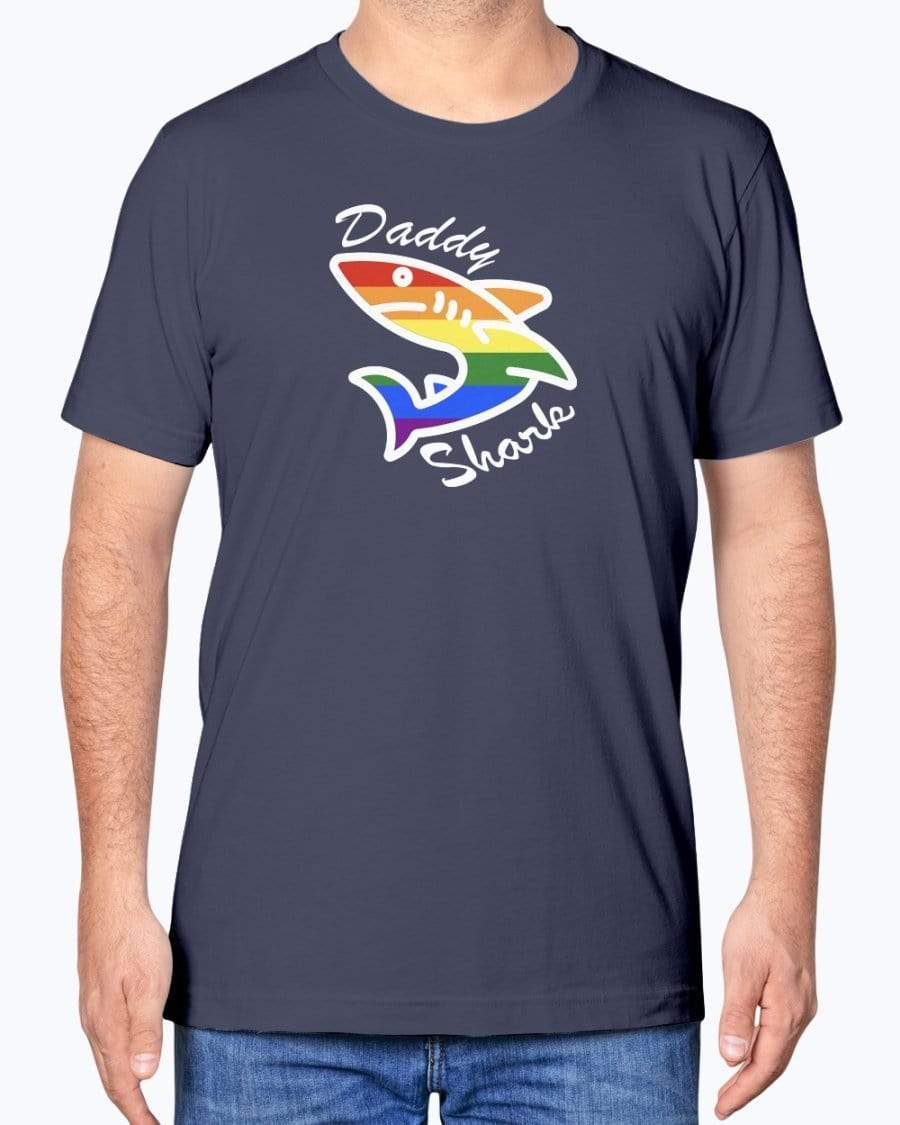 Shirts Navy / XS Daddy Shark Pride T-shirt INVI-Expressionwear