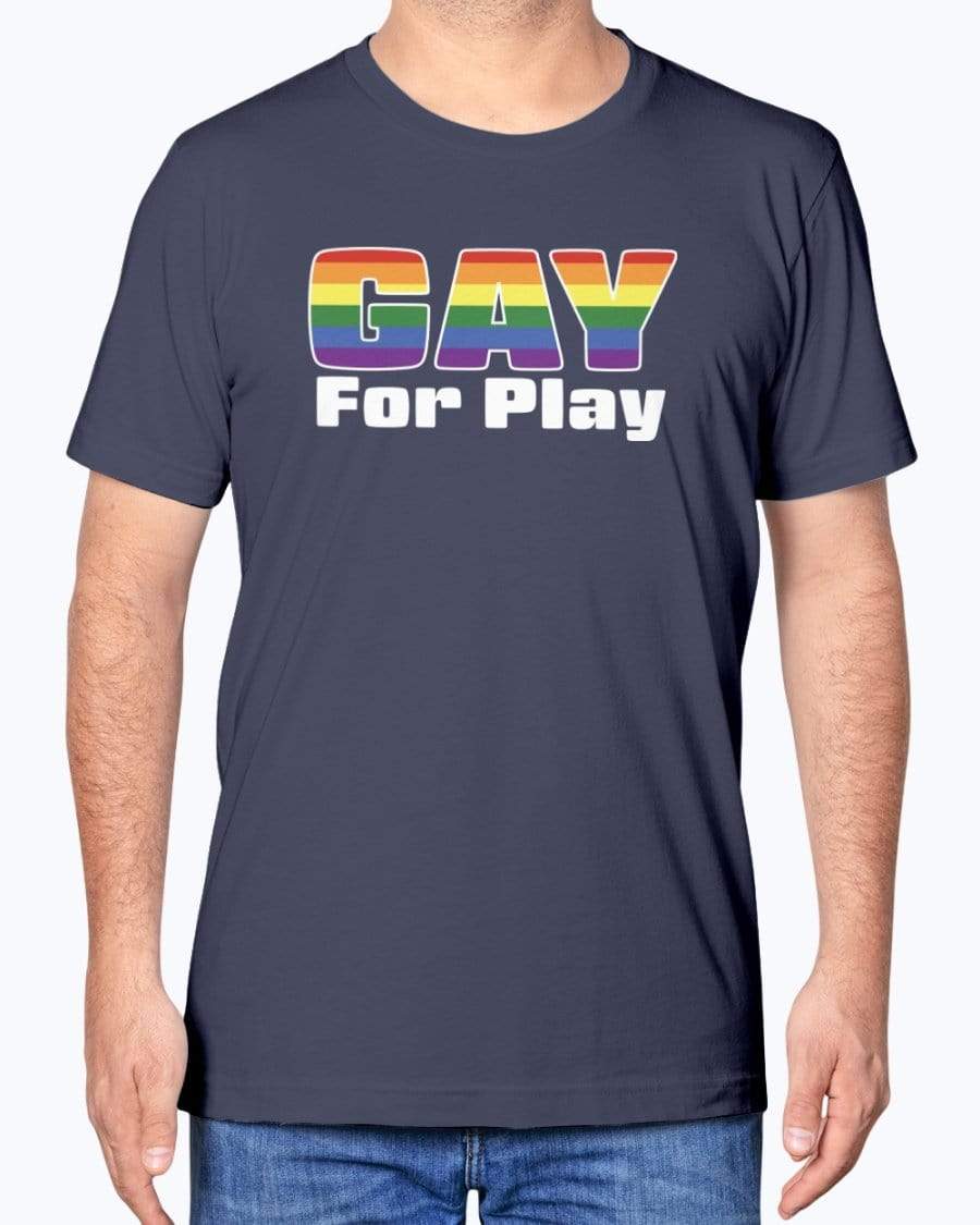 Shirts Navy / XS Gay For Play T-Shirt INVI-Expressionwear