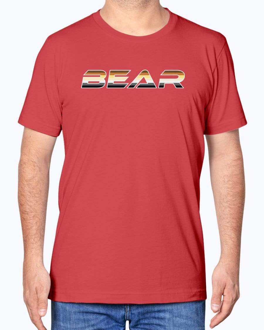 Shirts Red / XS BEAR Flag T-Shirt INVI-Expressionwear