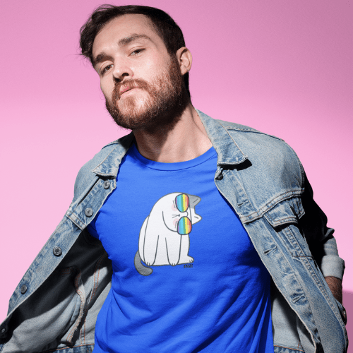 Shirts Royal / XS Rainbow Cat Pride T-shirt INVI-Expressionwear