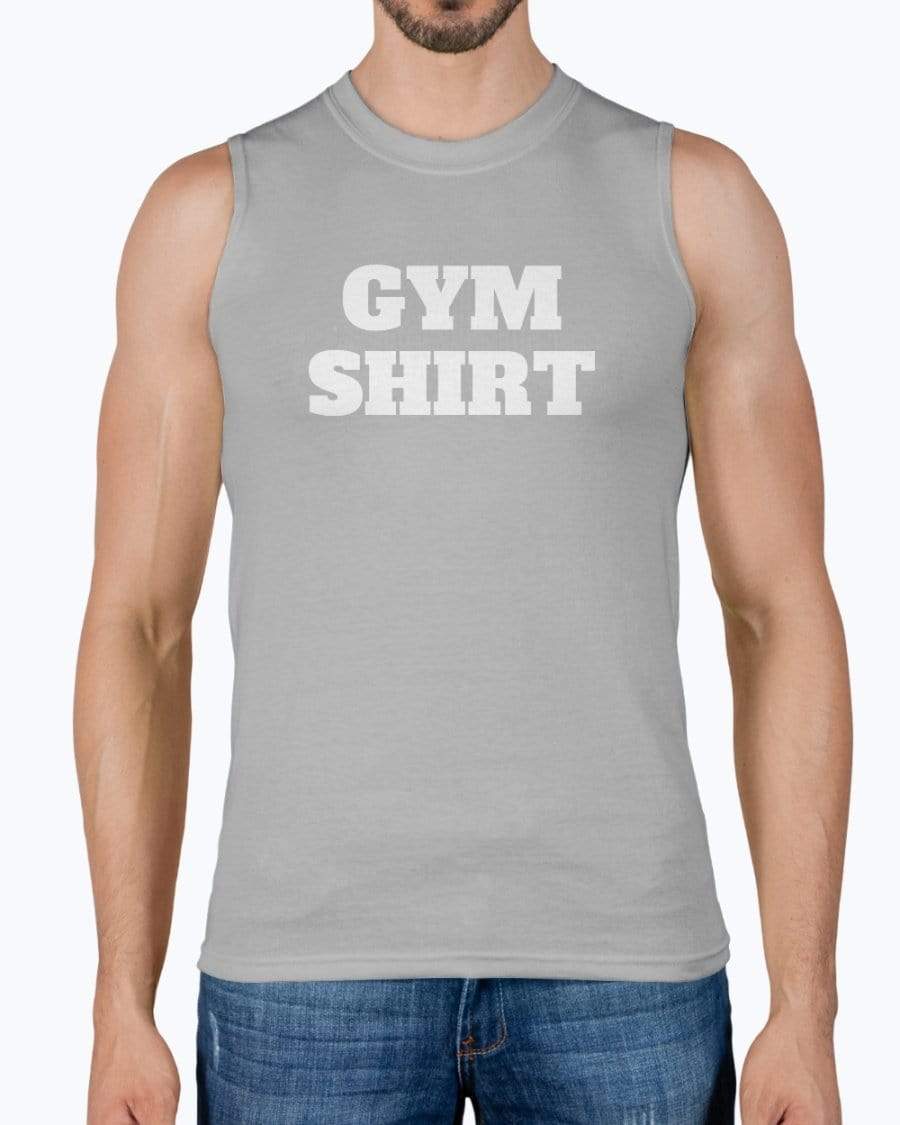 Shirts Sport Grey / 2XL Gym Shirt Sleeveless Muscle T-Shirt INVI-Expressionwear