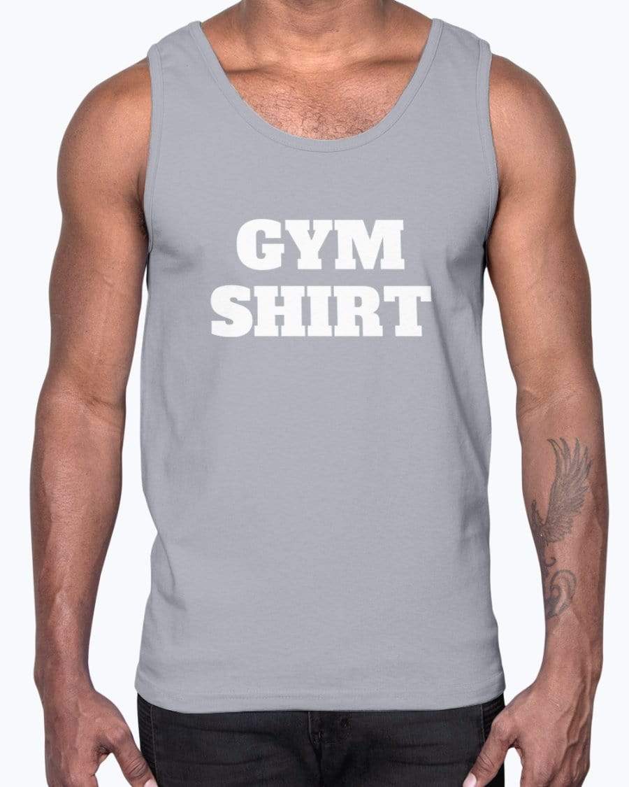Shirts Sports Grey / S Gym Shirt Cotton Tank Top INVI-Expressionwear
