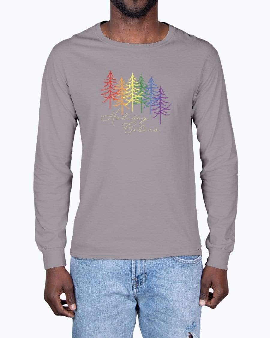 Shirts Storm / XS Holiday Colors Long Sleeve T-Shirt INVI-Expressionwear
