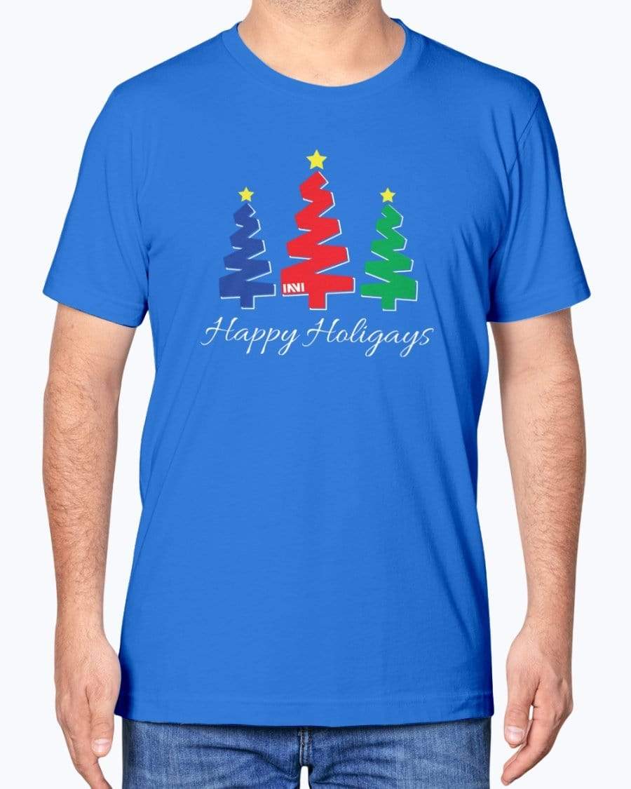 Shirts True Royal / S Happy Holigays T-Shirt INVI-Expressionwear