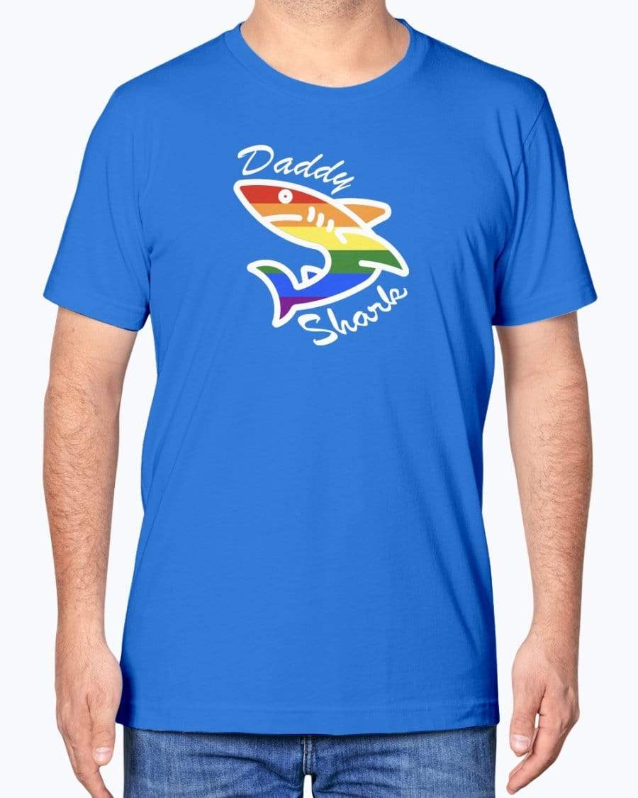 Shirts True Royal / XS Daddy Shark Pride T-shirt INVI-Expressionwear