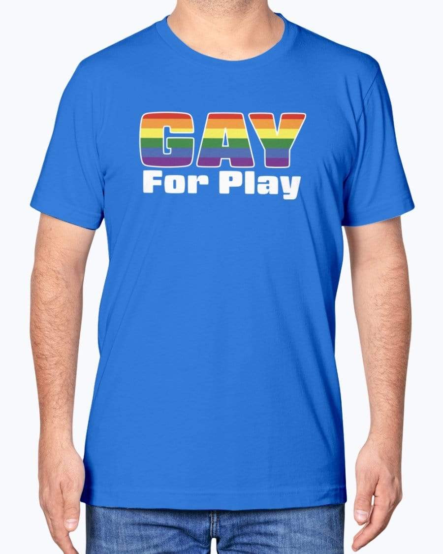 Shirts True Royal / XS Gay For Play T-Shirt INVI-Expressionwear