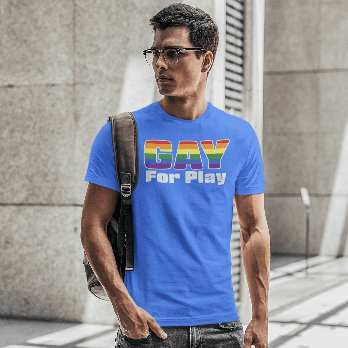 Shirts True Royal / XS Gay For Play T-Shirt INVI-Expressionwear