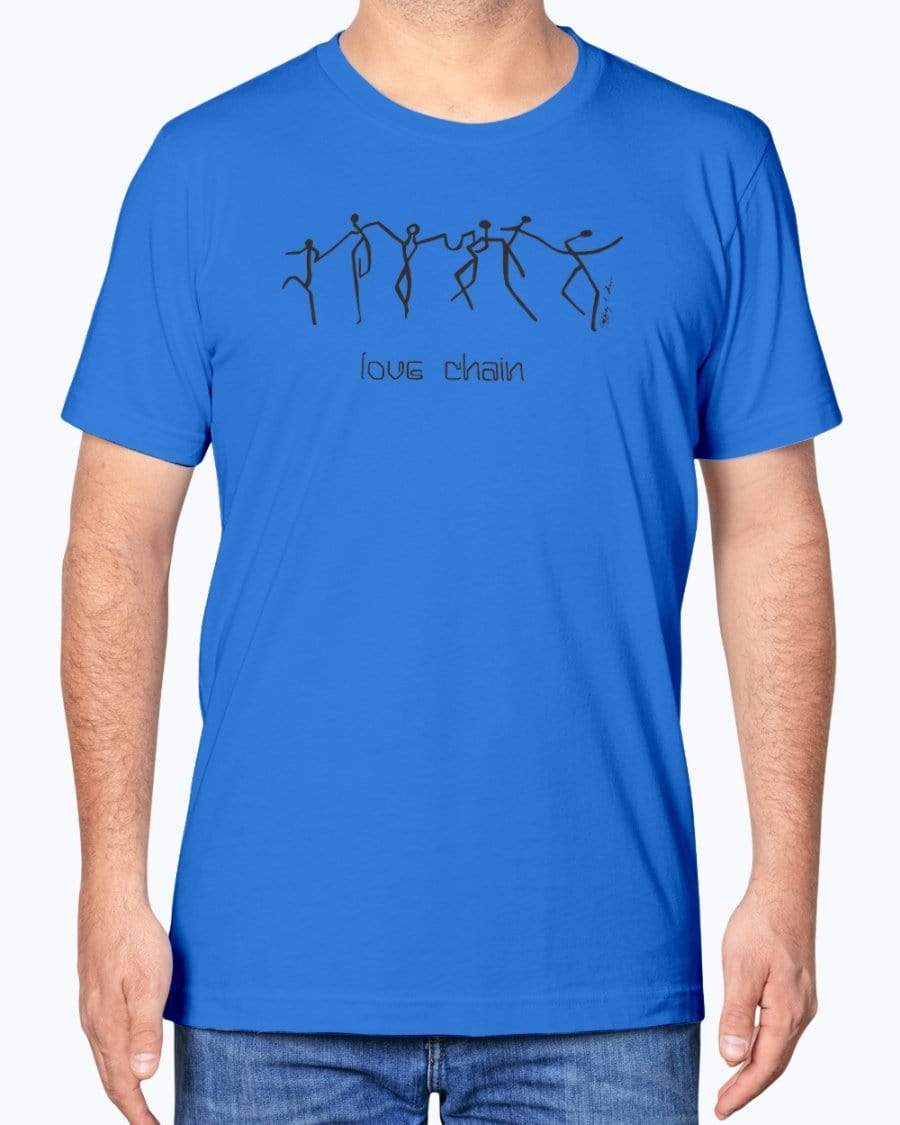 Shirts True Royal / XS Love Chain - T-shirt INVI-Expressionwear