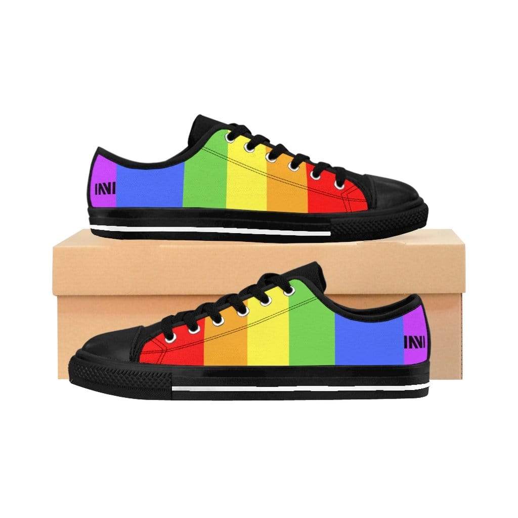 Shoes Black / US 9 Rainbow - Men's Sneakers INVI-Expressionwear