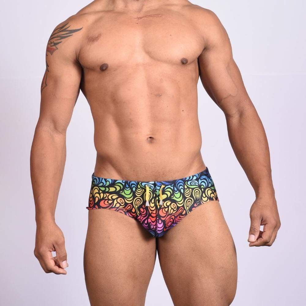 Small (do NOT include drawstring) Psycho Peacock Bikini Swimsuit INVI-Expressionwear