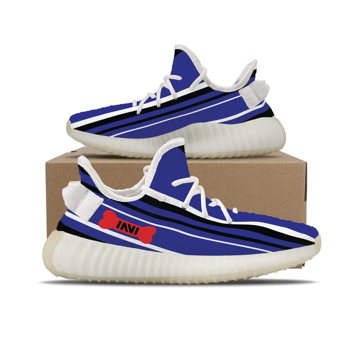 sneaker Pup Pride Mesh Knit Sneaker - White INVI-Expressionwear