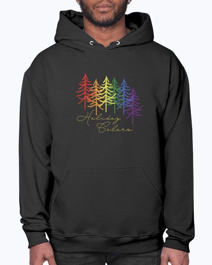 Sweatshirts Black / S Holiday Colors Hoodie INVI-Expressionwear