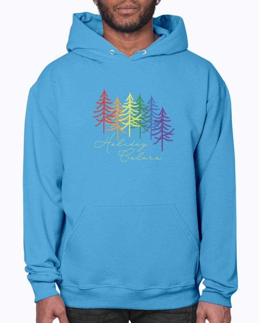 Sweatshirts Columbia Blue / S Holiday Colors Hoodie INVI-Expressionwear