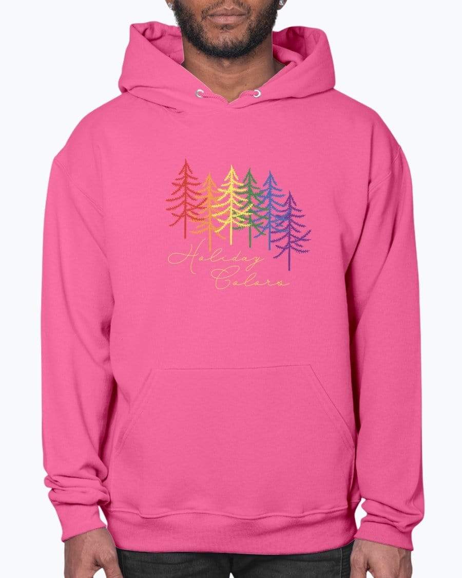 Sweatshirts Cyber Pink / M Holiday Colors Hoodie INVI-Expressionwear