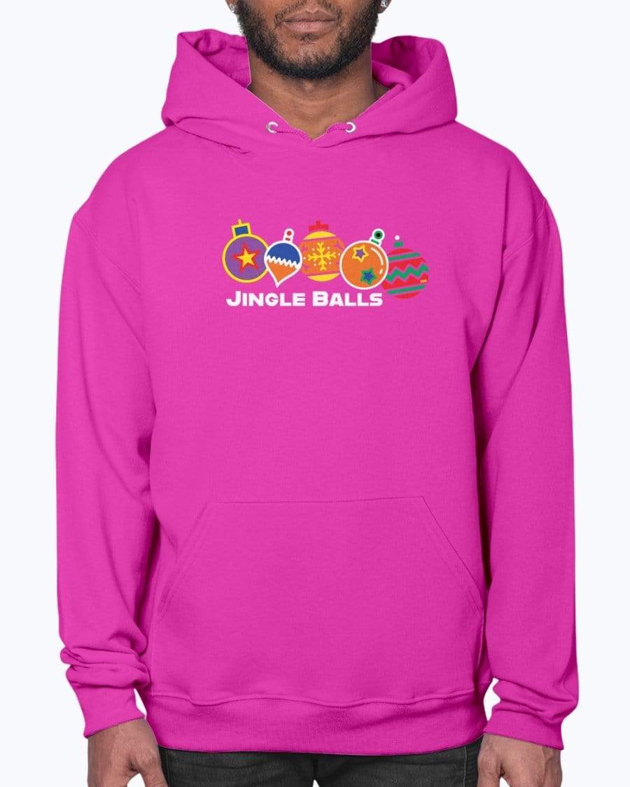 Sweatshirts Cyber Pink / M Jingle Balls Holiday Hoodie INVI-Expressionwear