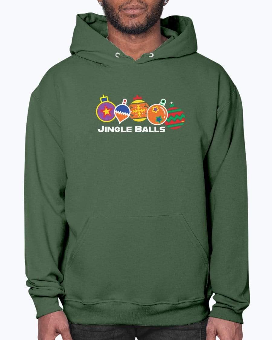 Sweatshirts Forest Green / S Jingle Balls Holiday Hoodie INVI-Expressionwear