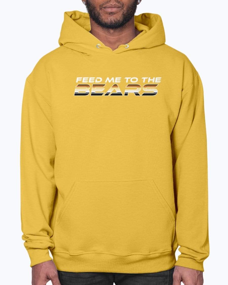 Sweatshirts Gold / S Feed Me to the Bears  Hoodie INVI-Expressionwear