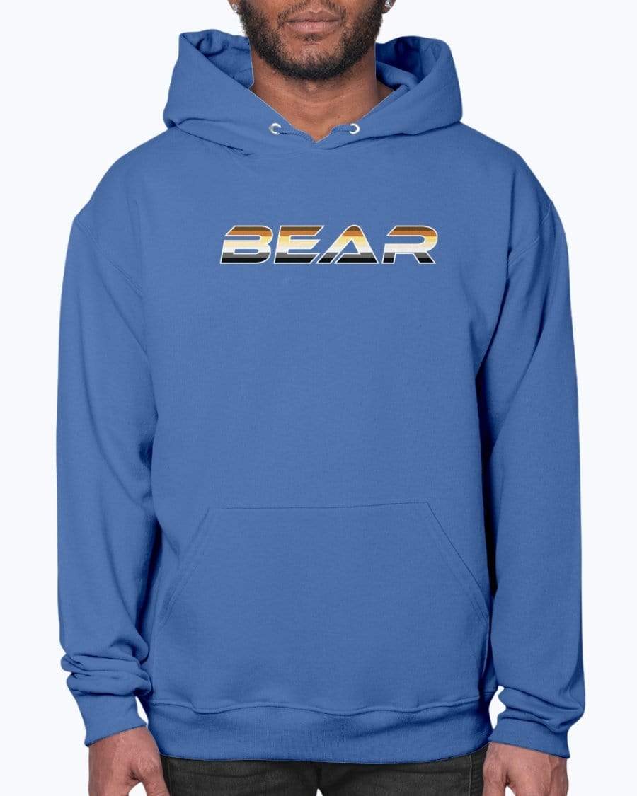 Sweatshirts Royal Blue / S BEAR Flag Hoodie INVI-Expressionwear