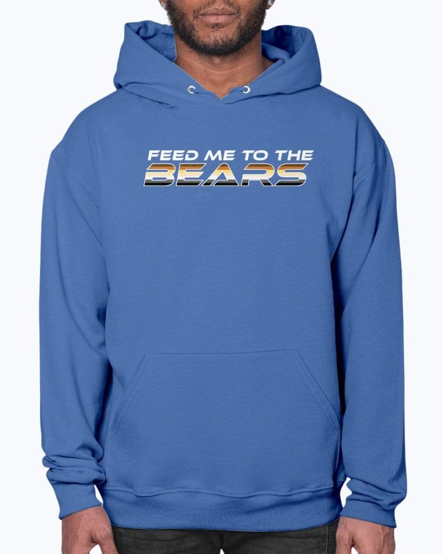 Sweatshirts Royal Blue / S Feed Me to the Bears  Hoodie INVI-Expressionwear