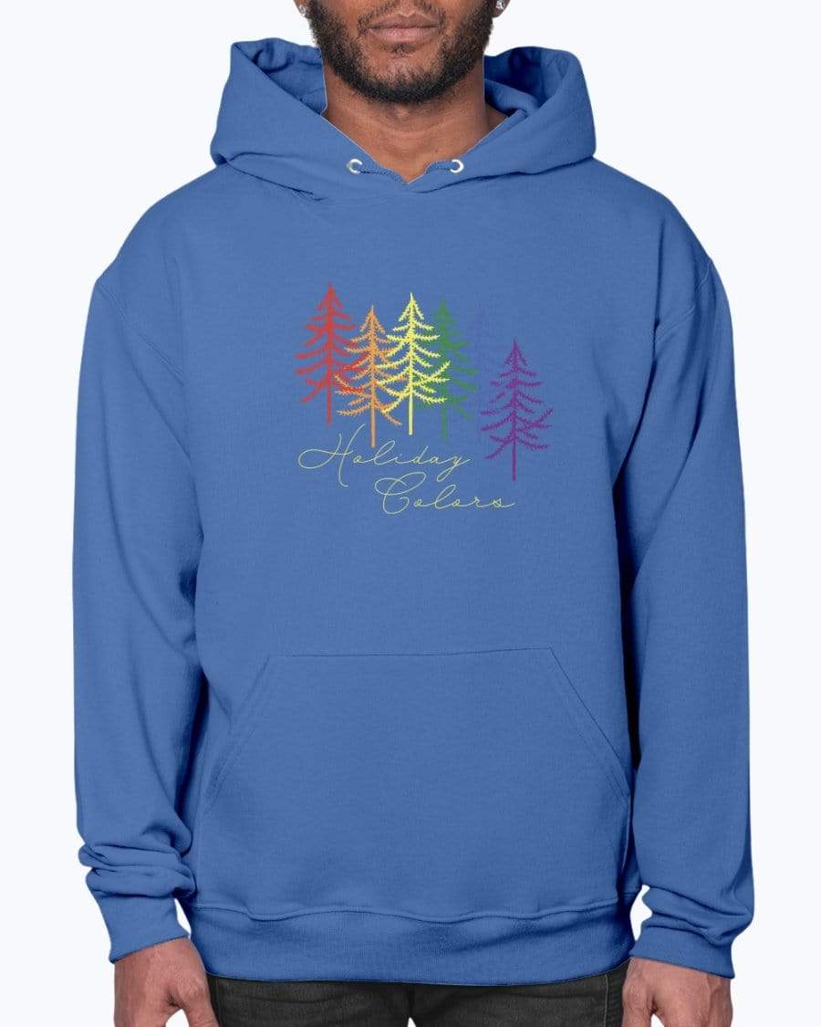Sweatshirts Royal Blue / S Holiday Colors Hoodie INVI-Expressionwear