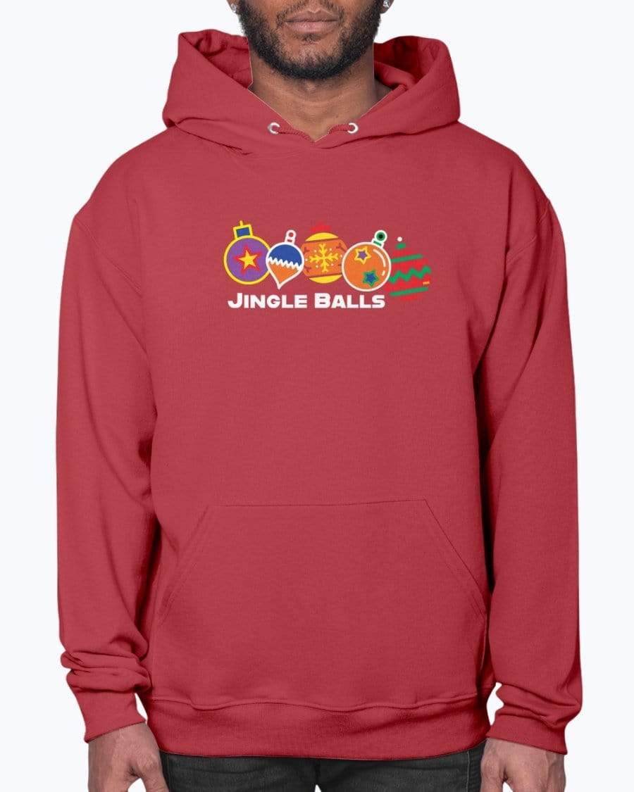 Sweatshirts True Red / S Jingle Balls Holiday Hoodie INVI-Expressionwear