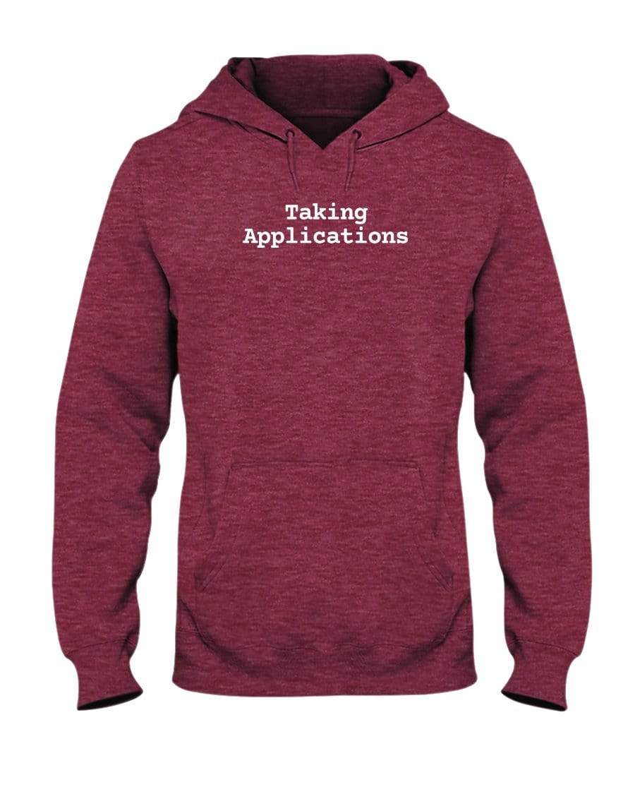 Sweatshirts Vintage Hth Red / S Taking Applications Hoodie INVI-Expressionwear