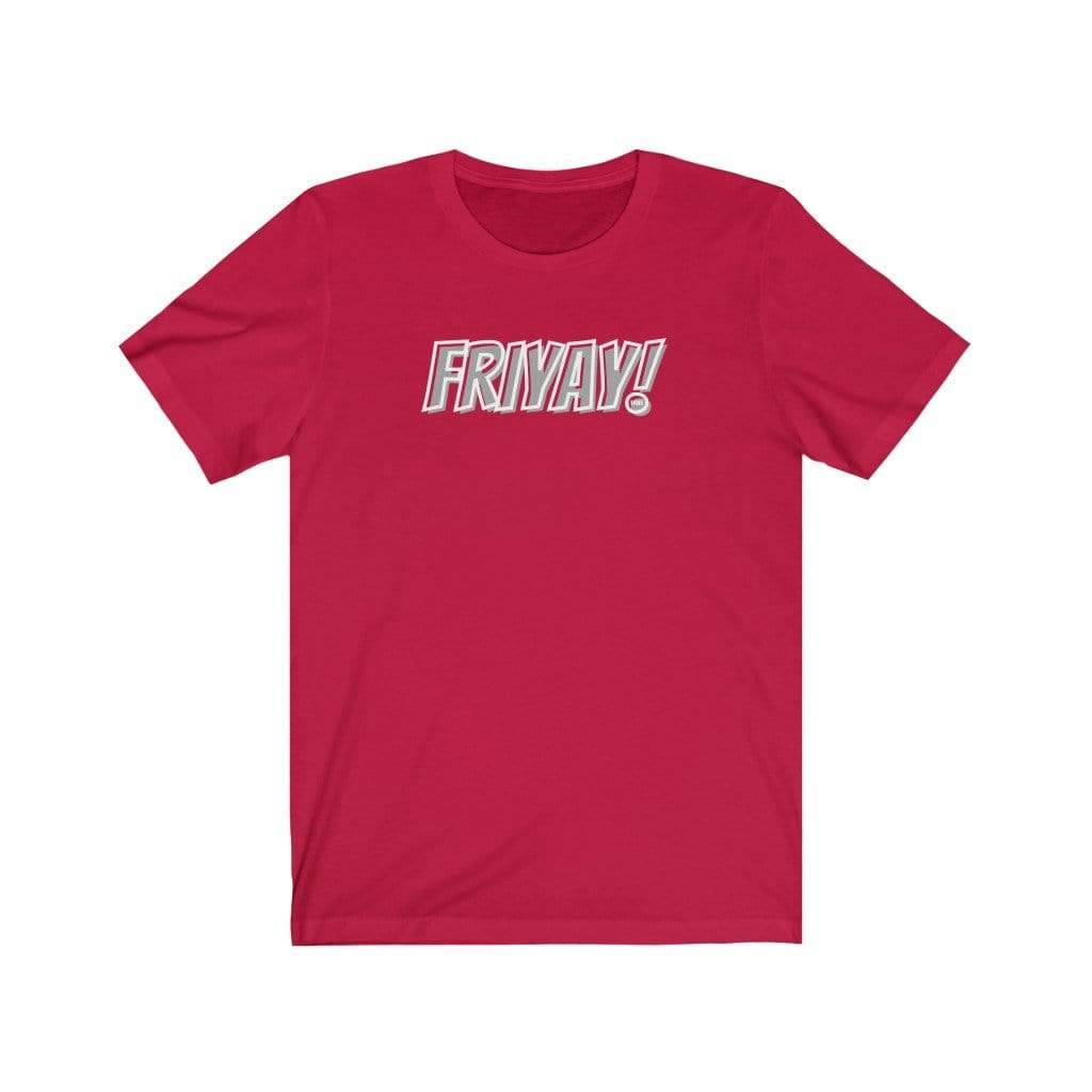 T-Shirt Red / XS Friyay! T-shirt INVI-Expressionwear