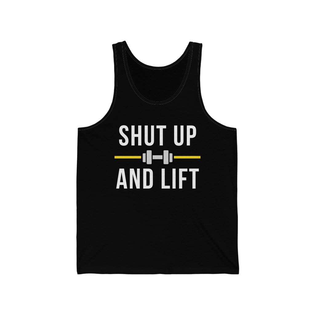Tank Top Black / L Shut Up and Lift Tank Top INVI-Expressionwear