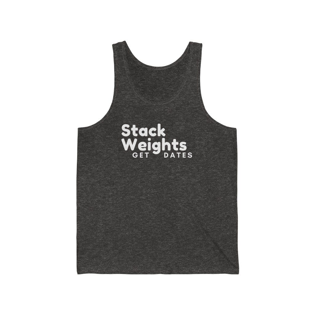 Tank Top Charcoal Black TriBlend / S Stack Weights Get Dates Tank Top INVI-Expressionwear